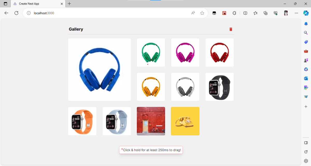 Interactive Image Gallery